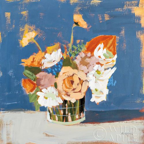 Munger, Pamela 아티스트의 Peach and White Bouquet 작품