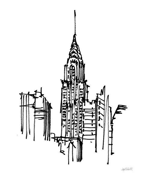 Tavoletti, Anne 작가의 Chrysler Building Sketch 작품