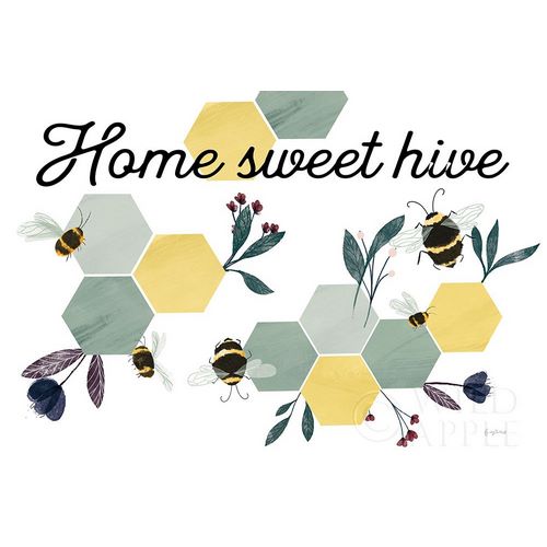 Thorns, Becky 아티스트의 Bees Home Sweet Hive 작품