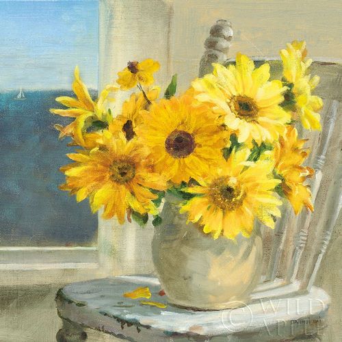 Nai, Danhui 아티스트의 Sunflowers by the Sea Crop Light 작품