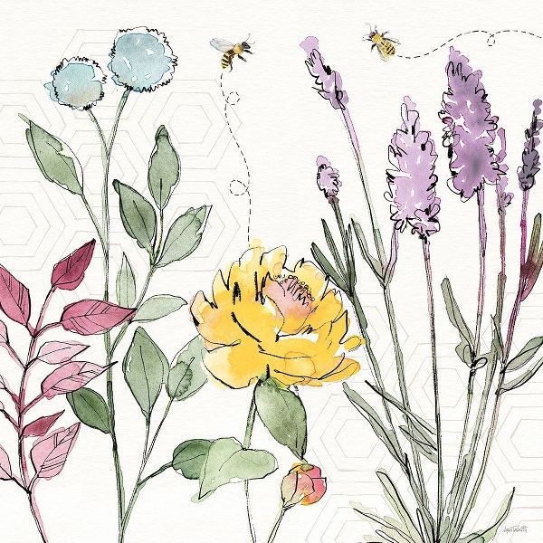 Tavoletti, Anne 작가의 Honeybee Blossoms II 작품