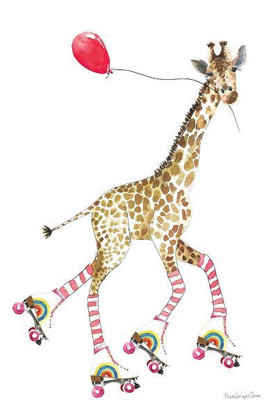 Charro, Mercedes Lopez 작가의 Giraffe Joy Ride II 작품