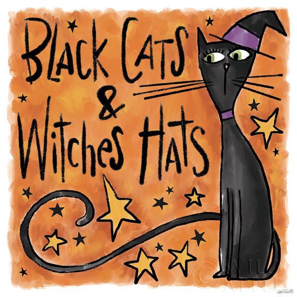 Tavoletti, Anne 아티스트의 Black Cats and Witches Hats I 작품