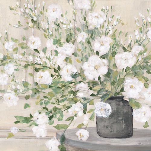 Purinton, Julia 작가의 White Bouquet Gray Vase 작품