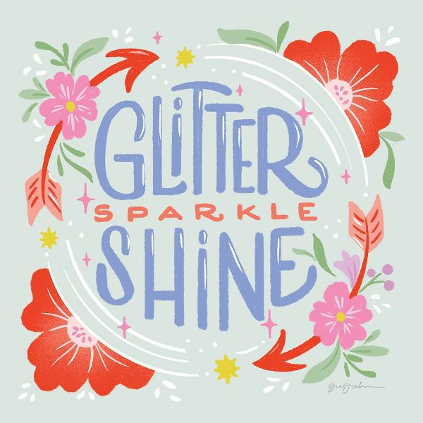 Graham, Gia 작가의 Glitter Sparkle Shine I Sq 작품
