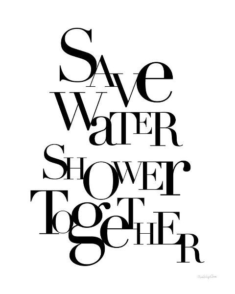 Charro, Mercedes Lopez 작가의 Save Water Shower Together 작품