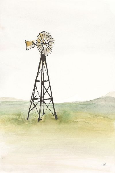 Paschke, Chris 아티스트의 Windmill Landscape I작품입니다.