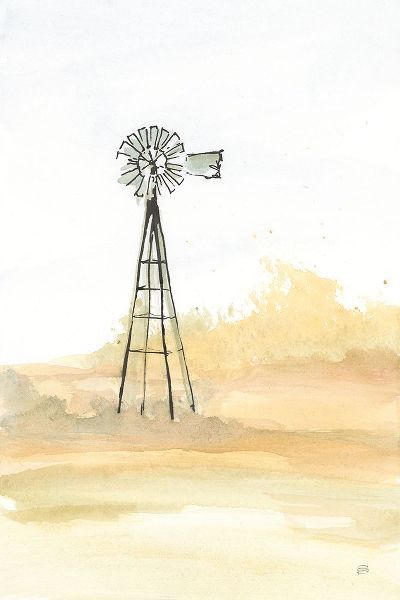 Paschke, Chris 아티스트의 Windmill Landscape III작품입니다.