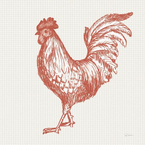 Schlabach, Sue 아티스트의 Cottage Rooster IV Red작품입니다.