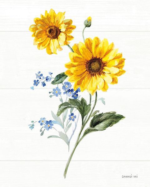 Nai, Danhui 아티스트의 Bees and Blooms Flowers V작품입니다.