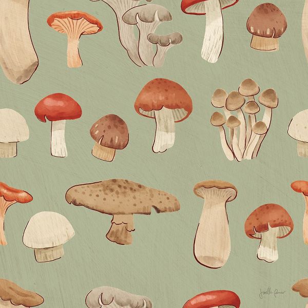 Penner, Janelle 아티스트의 Mushroom Madness Pattern IIID작품입니다.
