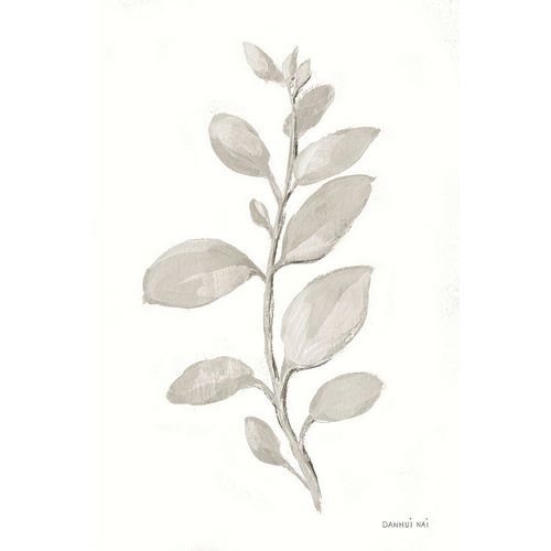 Nai, Danhui 아티스트의 Gray Sage Leaves II on White작품입니다.