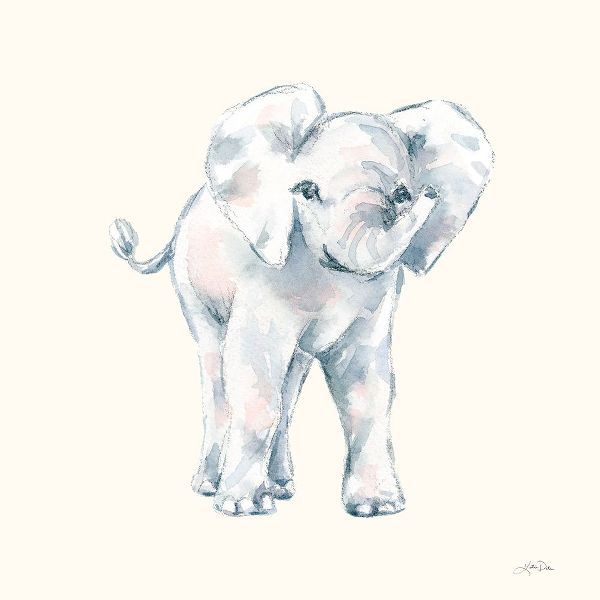 Pete, Katrina 아티스트의 Baby Elephant on Cream작품입니다.
