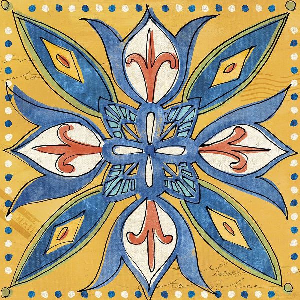 Tavoletti, Anne 아티스트의 Tuscan Sun Tiles II Color Talavera작품입니다.