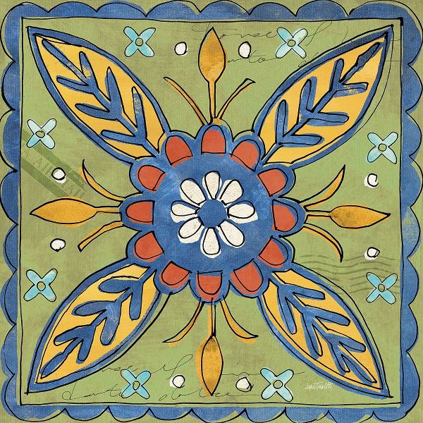 Tavoletti, Anne 아티스트의 Tuscan Sun Tiles III Color Talavera작품입니다.