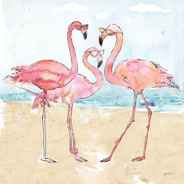 Tavoletti, Anne 아티스트의 Flamingo Fever Beach작품입니다.