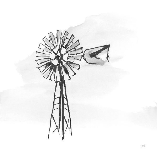 Paschke, Chris 아티스트의 Windmill V BW작품입니다.