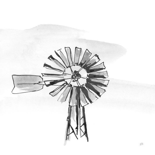 Paschke, Chris 아티스트의 Windmill VI BW작품입니다.