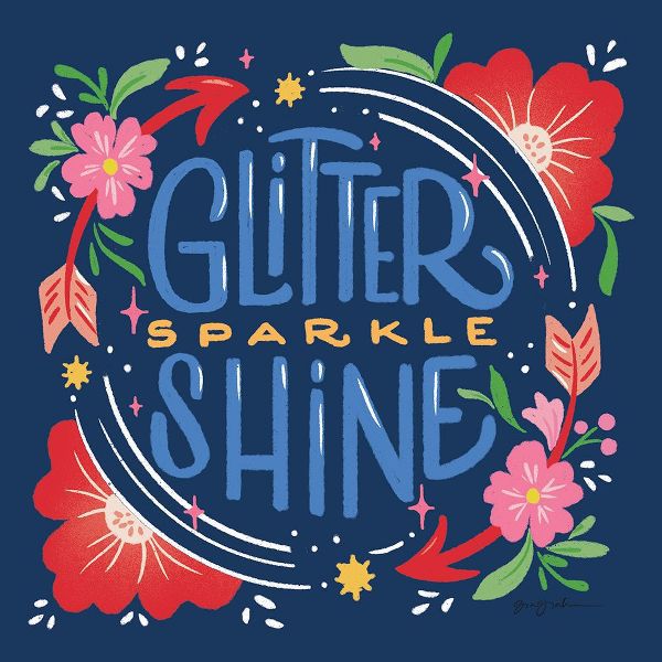 Graham, Gia 아티스트의 Glitter Sparkle Shine I Bright작품입니다.