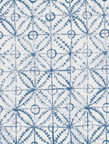 Lovell, Kathrine 아티스트의 Maki Tile Panel I Crop I Blue작품입니다.