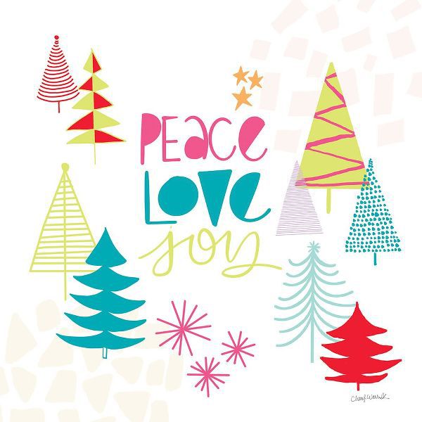 Warrick, Cheryl 아티스트의 Peace Love Joy II Bright작품입니다.