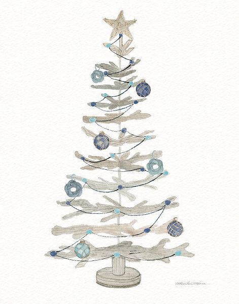 McKenna, Kathleen Parr 아티스트의 Decorative Coastal Holiday Tree II작품입니다.