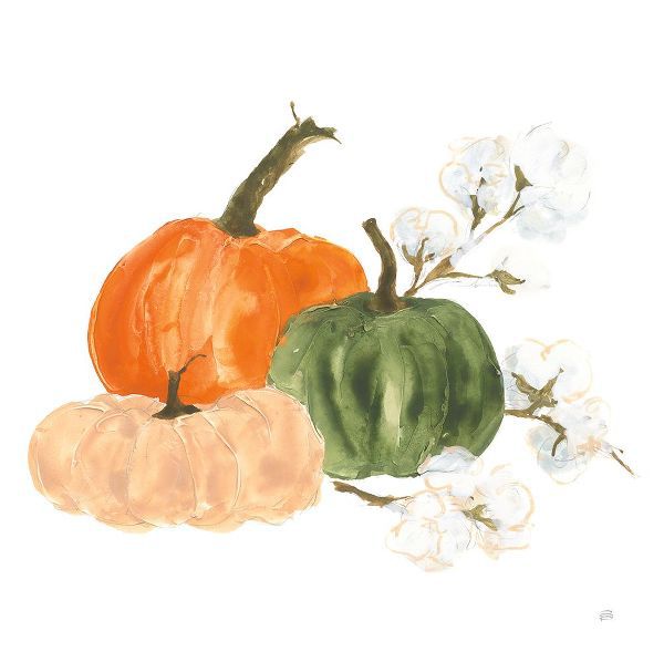 Paschke, Chris 아티스트의 Pumpkins and Cotton I작품입니다.