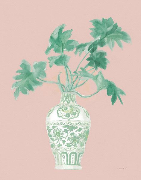 Nai, Danhui 아티스트의 Palm Chinoiserie III Pink Green v2작품입니다.