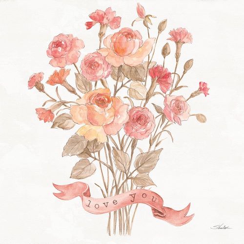 Vassileva, Silvia 아티스트의 Romantic Blooms V작품입니다.