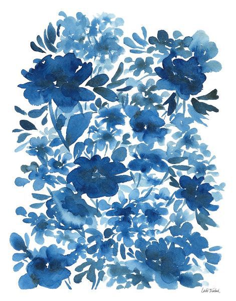 Trimbach, Leslie 아티스트의 Blue Floral작품입니다.