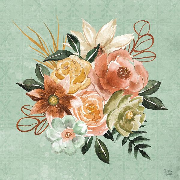 June, Dina 아티스트의 Floral Chic V작품입니다.