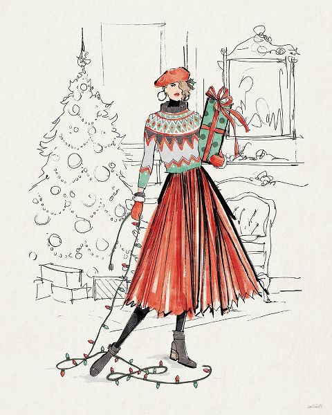 Tavoletti, Anne 아티스트의 Holiday Fashionistas II작품입니다.