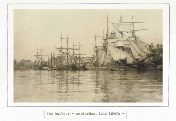 Amsterdam harbour 1890