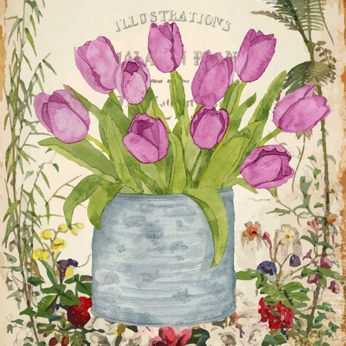 Vintage Tulip Can II