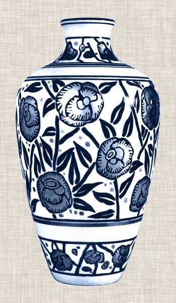 Blue and White Vase IV