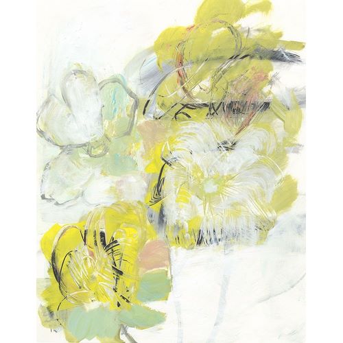 Yellow Floral Abstract I