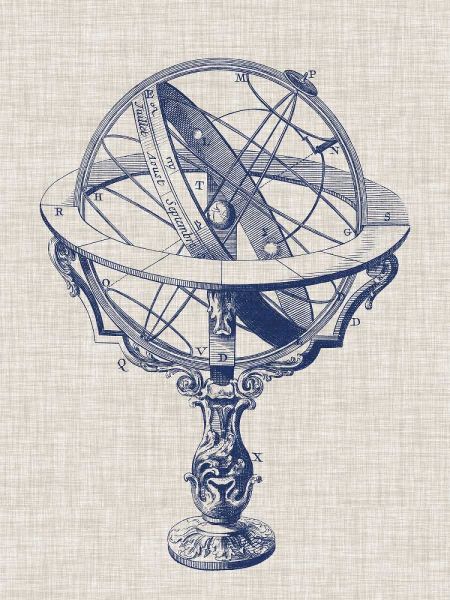 Armillary Sphere on Linen II
