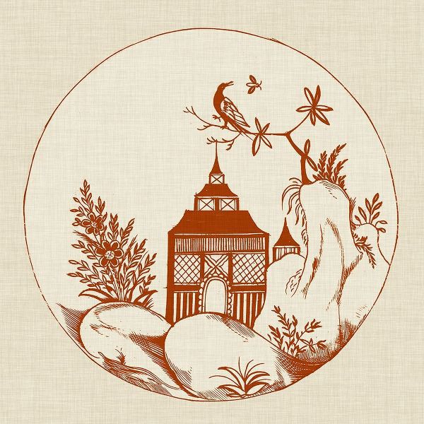Vision Studio 아티스트의 Ornamental Pagoda I작품입니다.