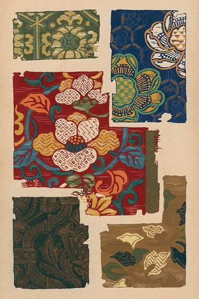 Seizan, Ema 아티스트의 Japanese Textile Design IV작품입니다.