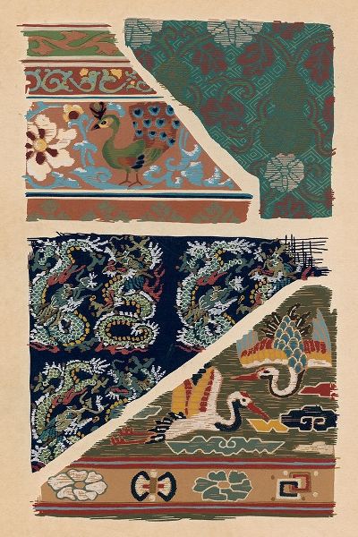 Seizan, Ema 아티스트의 Japanese Textile Design VI작품입니다.