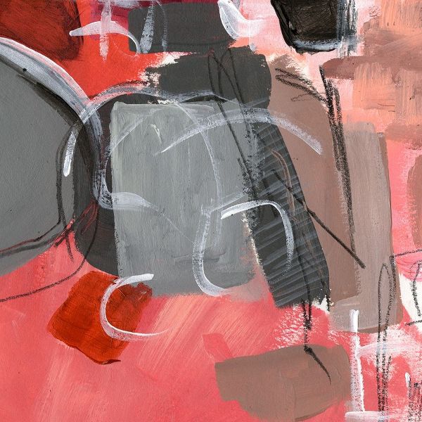 Red and Gray Abstract II
