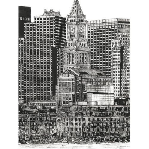 BandW Us Cityscape-Boston