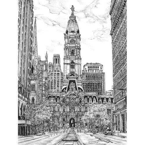 BandW Us Cityscape-Philadelphia