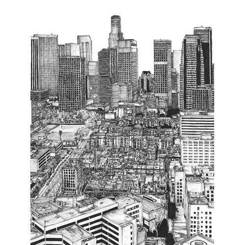 BandW Us Cityscape-Los Angeles