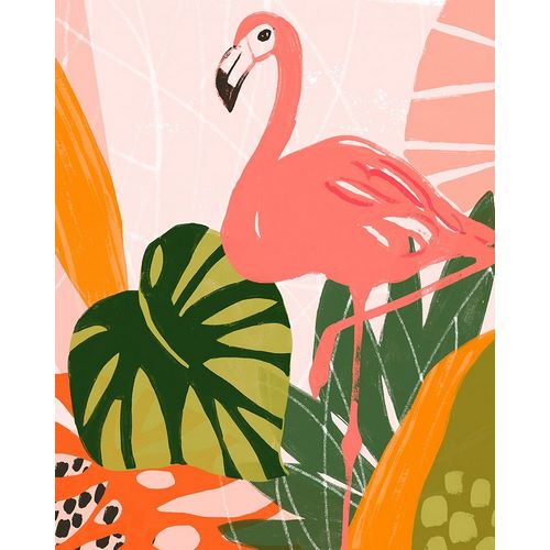 Jungle Flamingo I