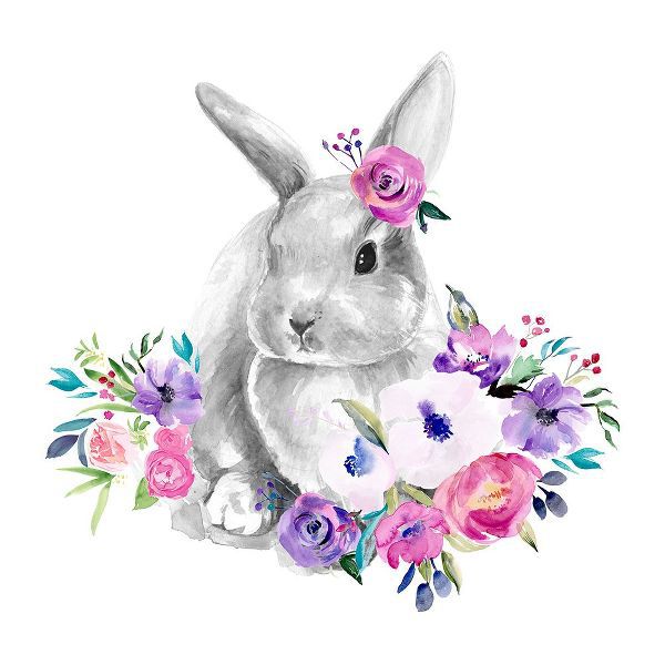 Parker, Jennifer Paxton 아티스트의 Bright Floral Bunny II작품입니다.