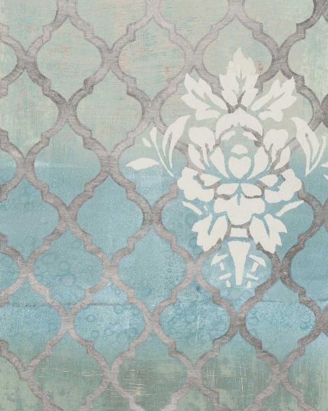 Teal and Arabesque I