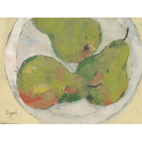 Plate with Pear