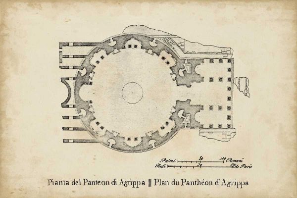Plan for the Pantheon