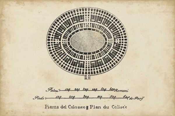 Plan for the Colosseum